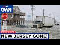 NEW JERSEY HIT by COASTAL FLOODING — Storm 300 MILES Offshore Pushes Water Inland