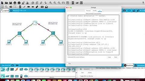 Router & Switch configuration on a small network. Ipv4 & Ipv6 addressing Cisco Packet Tracer 10.4.3