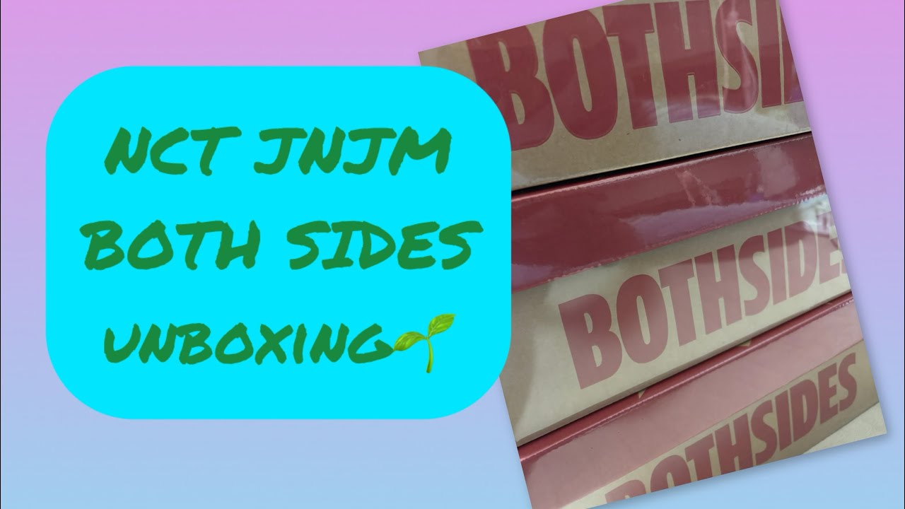 unboxing】NCT JNJM BOTH SIDES JENO JAEMIN 제민 제노 ジェノ