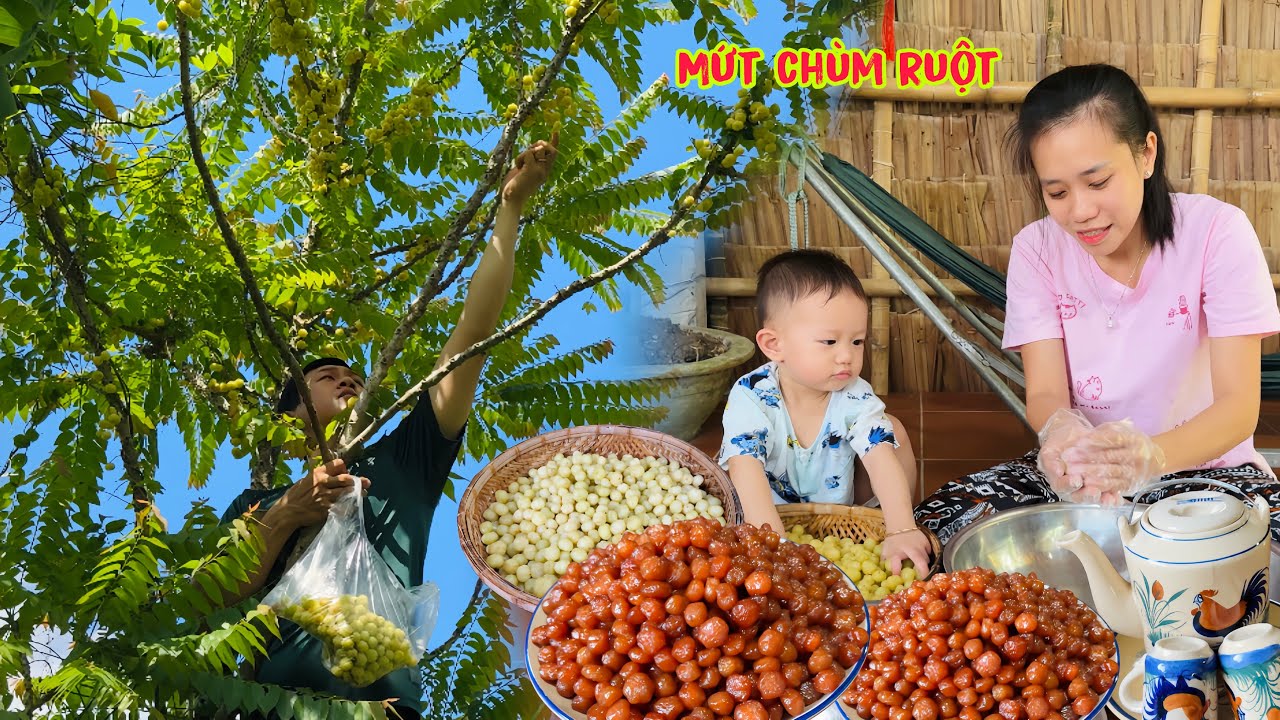 Приготовление натурального варенья из крыжовника к Тет (вьетнамскому Новому году) по простому рец...