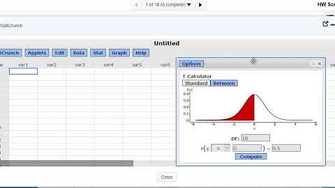 Statistics: Confidence Interval using t value