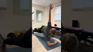 Forearm Plank Trunk Rotation