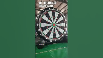 Inflatable Soccer Darts Kick Darts Football Blow up Soccer Dart Board Velcro soccer Football Target