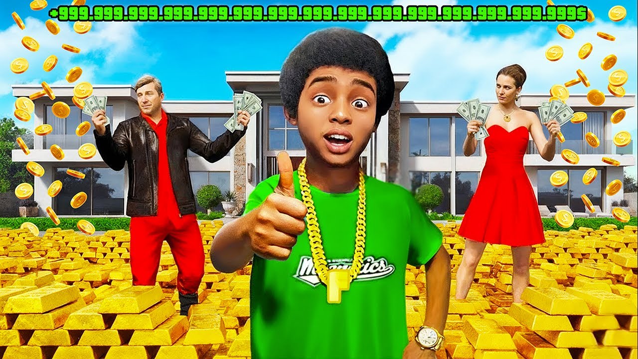 Меня Усыновила СЕМЬЯ МИЛЛИАРДЕРОВ в GTA 5!