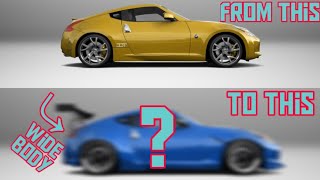 Building a Super wide Nissan 370z | 3D Tuning