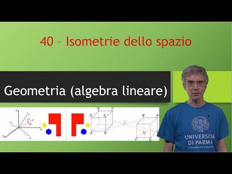 Algebra Lineare (Geometria) 40 - Isometrie dello spazio