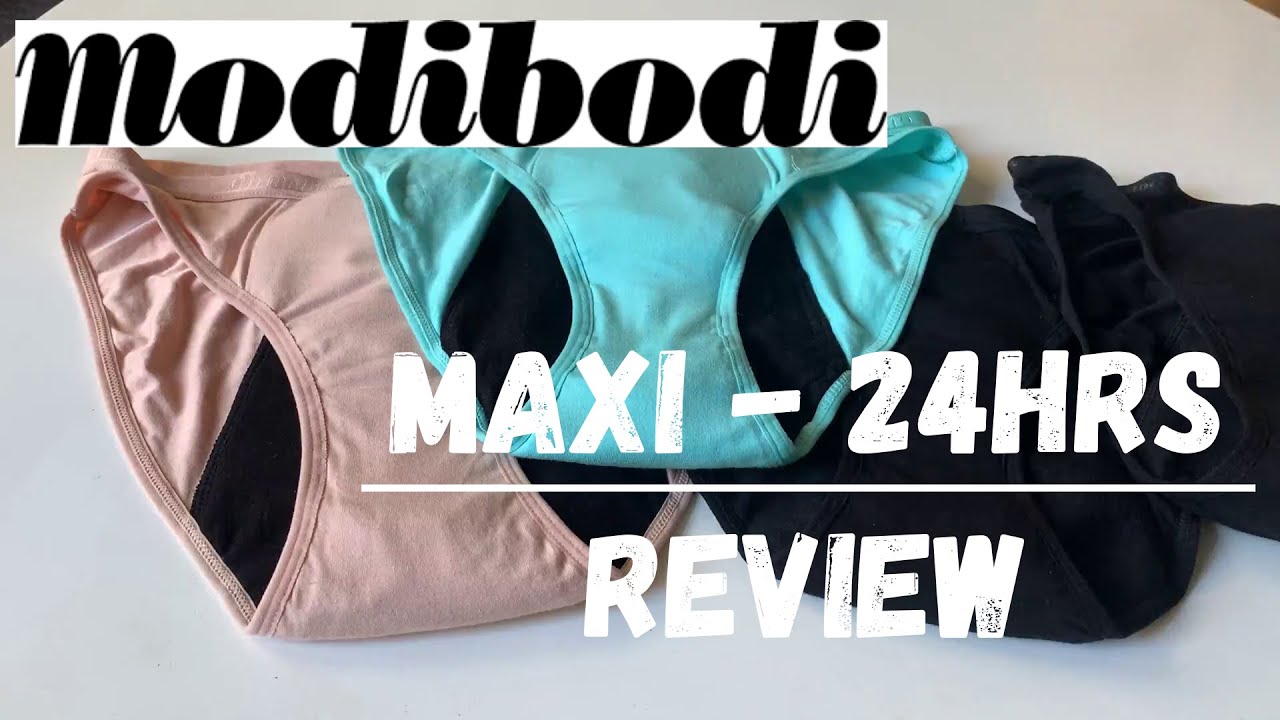 Modibodi Maxi-24hrs Period Underwear Review 