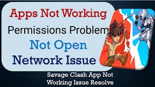 How To Fix Savage Clash App not working | Not Open | Space Issue | Network & Permissions Issue screenshot 1