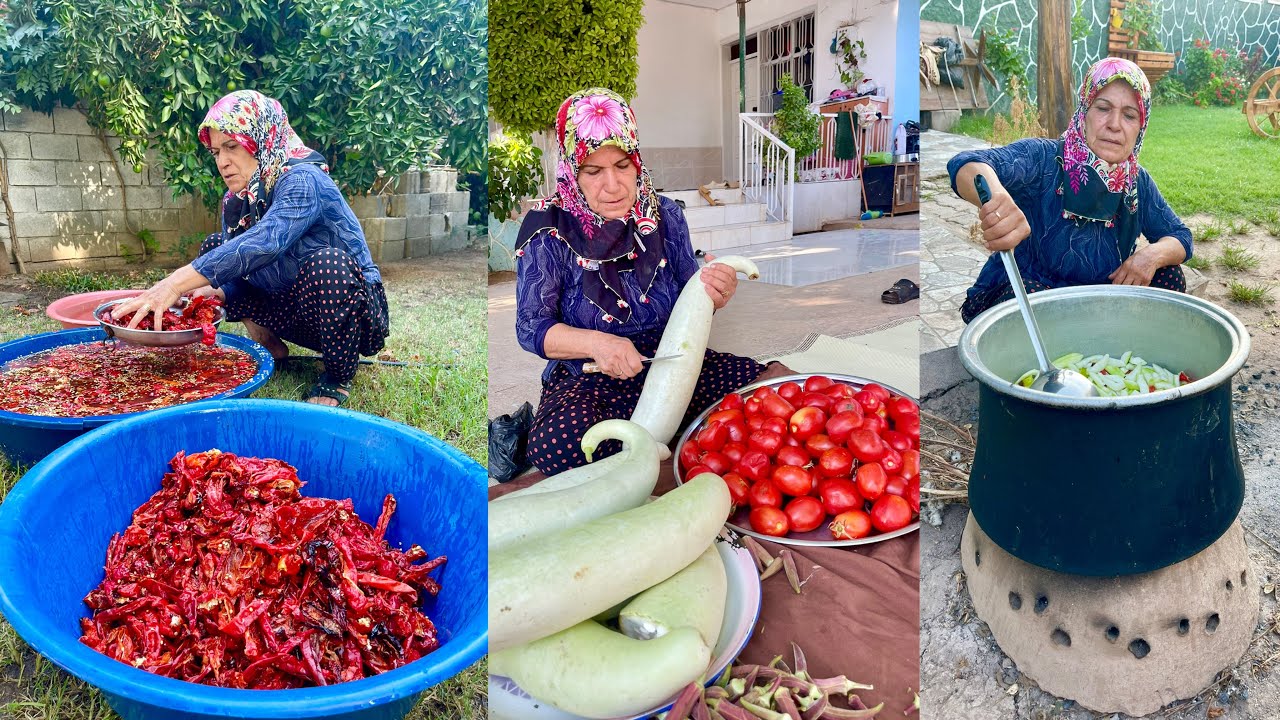 ODUN ATEŞİNDE LEZZETLİ YEMEKLER İÇİN HAZIRLIK | ANNEM KÖY EVİ