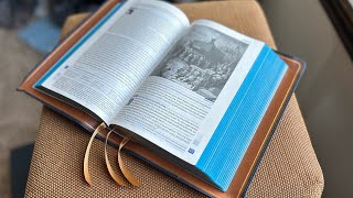 The Most Visually Striking NLT Bible | Humble Lamb’s Sonrise Bible in Blue Sahara Goatskin 