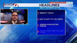 WPRI 12 Weather Now 5/19/25: Dry skies today; rain ahead for later in the week