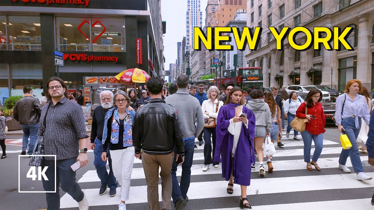 New York, Amerika Serikat | I NY | Tur Jalan Kaki 4K