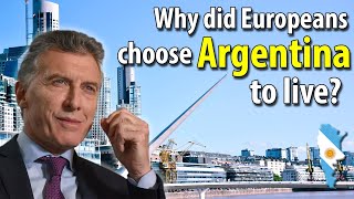 At what point did ARGENTINA stop being attractive to Europeans?