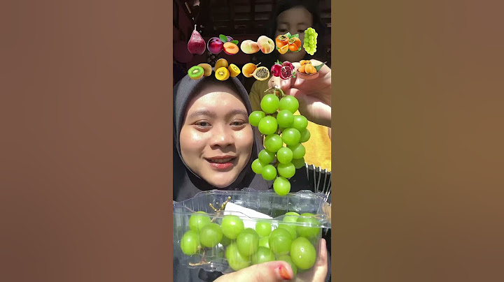 MAKAN SERBA EMOJI BUAH UNIK