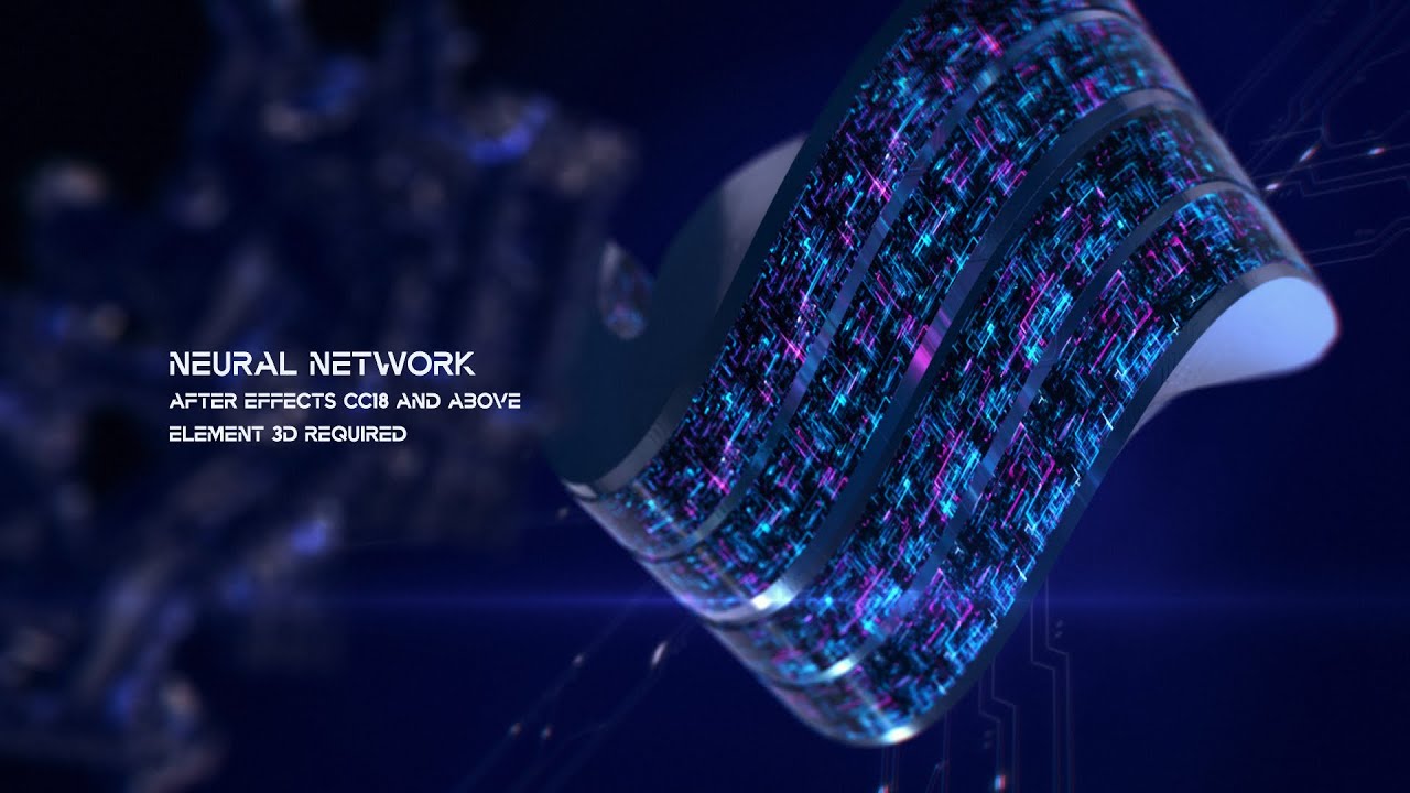 After effects template: Neural Network - YouTube