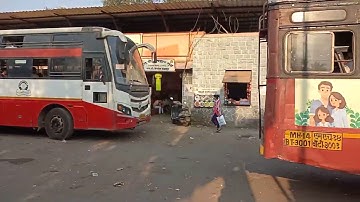 Indapur Msrtc Bus Stand Part ll #msrtc #bus #travel #vehicles #transport #lalpari #kokan #raigad