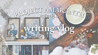 write the end of my fantasy novel with me 🕯✨ cozy writing vlog ep. 4