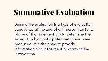 What Is The Difference Between Formative and Summative Evaluation?