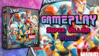 Marvel United X-Men Supervillain Mode Gameplay | CMON and Spin Master Games