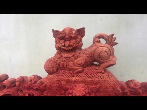 Bộ nghê phong thuỷ mộc giá 55 tr liên hệ 0968590619