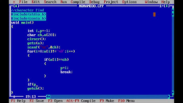 VNSGU FYBCA, Sem-2, Subject : Programming Skill, One Character Find #vnsgu #bca #bcapractical