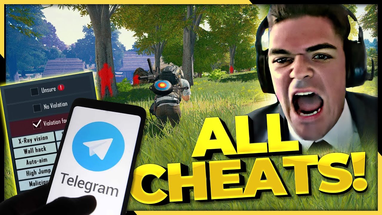 Most famous pubg cheat these days aka Sharpshooter. I know 2-3 cheaters who  have been using this for 1year without even getting banned once. They have  made this channel on infamous telegram