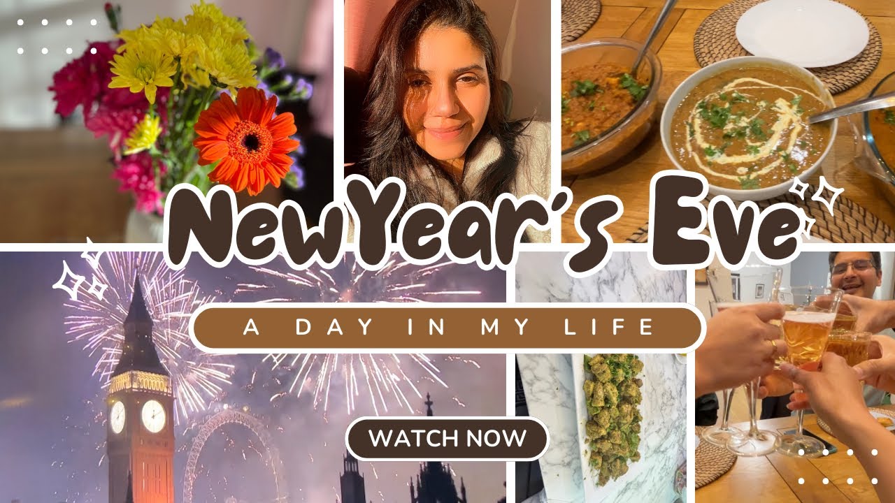 How we celebrated New Year’s Eve | Indian Dinner I Expat Life in UK