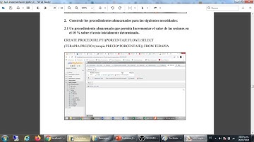 Procedimiento almacenado en phpmyadmin