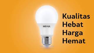 Meval Lampu Bohlam LED Bulb Eco 13W - 13 Watt Paket Promo Beli 3 Gratis 1