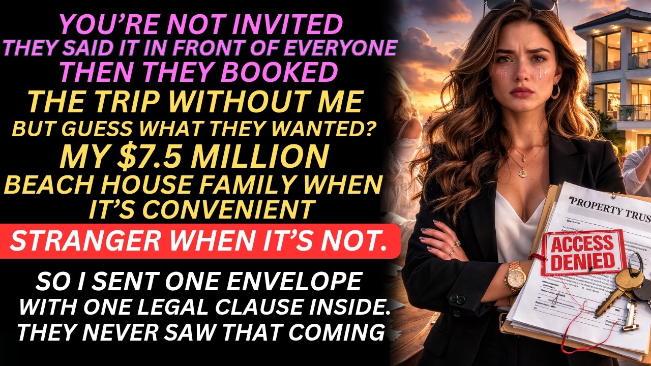 My Parents Excluded Me, Then Demanded My $7.5M Beach House | Here's What Happened