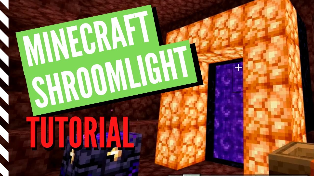 pix Shroomlight Builds how to get shroomlight in minecraft