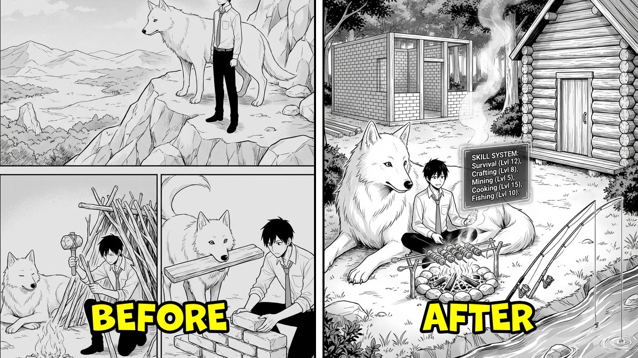 REINCARNATED IN A PRIMITIVE WORLD WITH HIS DOG, USES CHEAT 