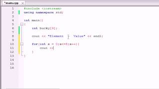 C++ Programming  33   Create an Array Using Loops