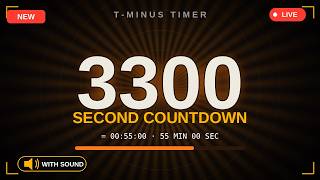 3300 seconds timer