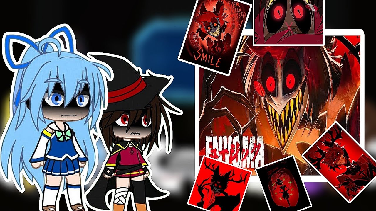 Gacha Konosuba React a Kazuma as Alastor (Enygma) 