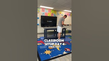 Classroom setup day 4! Let’s go! #classroomsetup