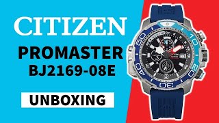 Citizen ProMaster Eco-Drive Aqualand BJ2169-08E Unboxing