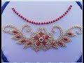 Hand embroidery /hand embroidery design with beads