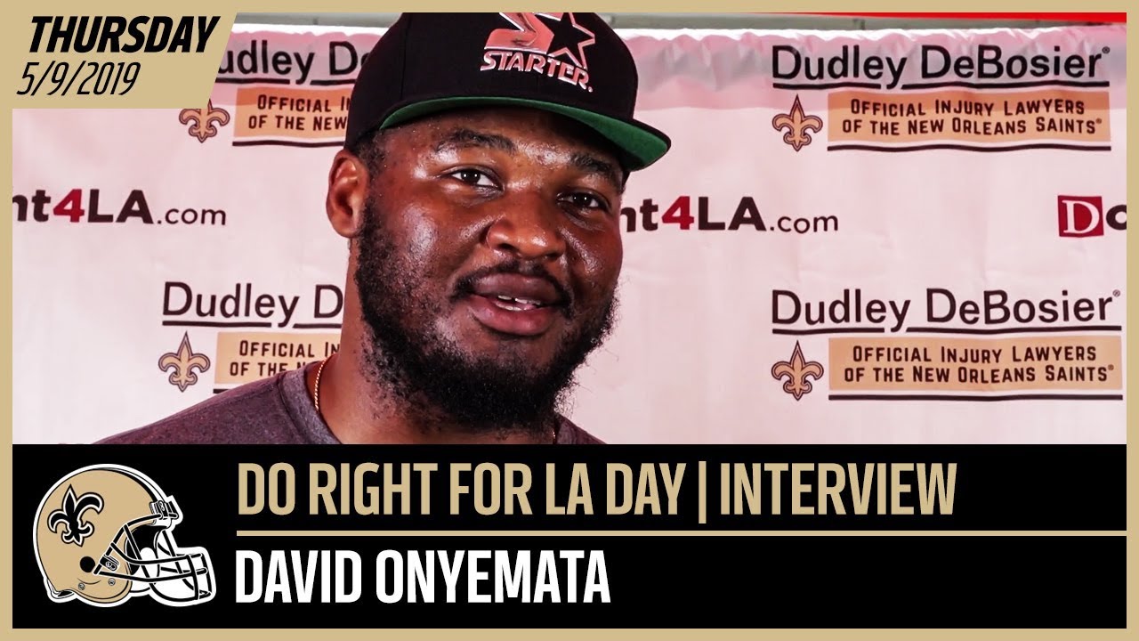 David Onyemata on Saints Fans: 
