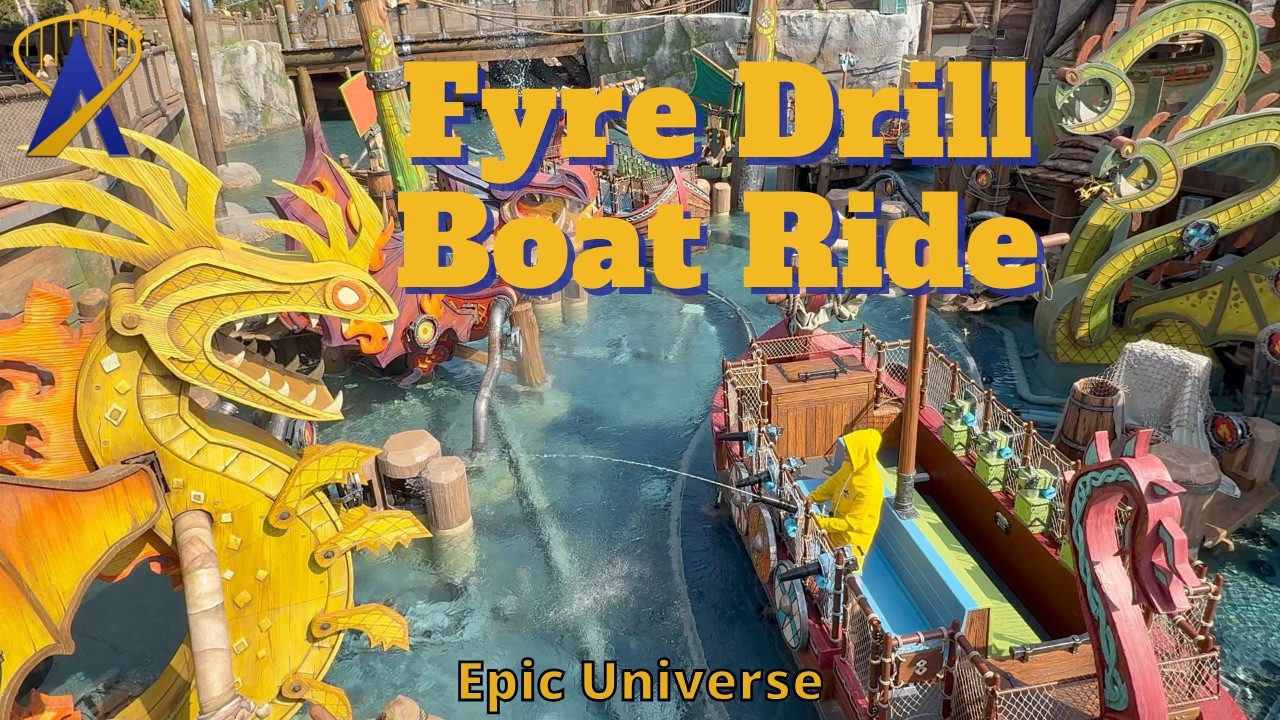 Riding Fyre Drill From How to Train Your Dragon at Epic Universe - YouTube