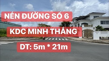 BÁN NỀN ĐƯỜNG SỐ 6 KDC MINH THẮNG PHƯỜNG 9 TP CÀ MAU (Gần mặt tiền đường Tạ Uyên)