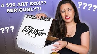 $90 Dollars...For THIS?! Testing The PRICEY Inktober Subscription Box...