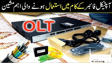 Optical Fiber  OLT Unboxing Epon 4 Port OLT HSGQ