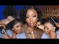 WOW 😱 A WIG THAT DOESN&#39;T NEED EFFORT! CURLY PIXIE BOB! FLAWLESS HAIRLINE! STYLING TIPS! WOWAFRICIAN