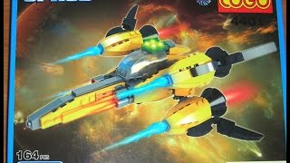 Cogo Space Review: Yellow Starfighter Set 4401
