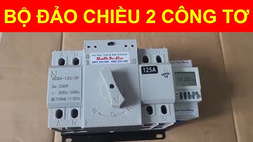 Bộ đảo chiều 2 công tơ.Có hẹn giờ tự động đảo.Giúp giảm tiền điện sinh hoạtGiảm tiền điện sản xuất