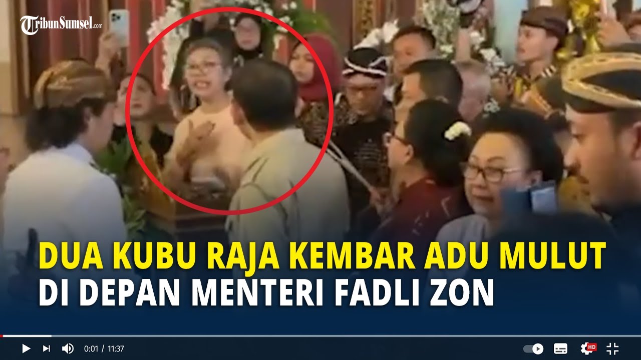 Keraton Solo Geger Lagi, Dua Kubu Raja Kembar Adu Mulut di Depan Menteri Fadli Zon
