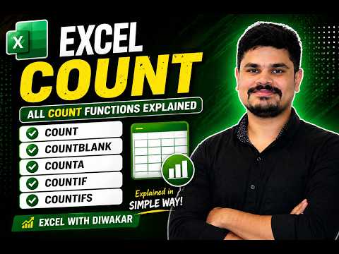 COUNT vs COUNTA vs COUNTIF vs COUNTIFS | Excel Explained (NBFC Example)