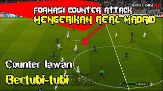 Inilah Formasi Counter Attack Paling Menakutkan Real Madrid PES 2021