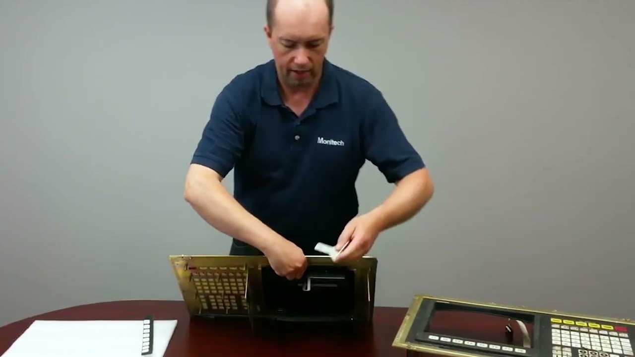 Okuma OSP 5020 - How to install Okuma OSP 5020 LCD - YouTube